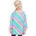 PASHOP Kids Art Smocks Unicorn Waterproof Painting Apron Smock for Girls Boys Long Sleeve Knee Length Artist Smock with Pocket for 312 Years Rainbow Mermaid 812 Years - Image 3