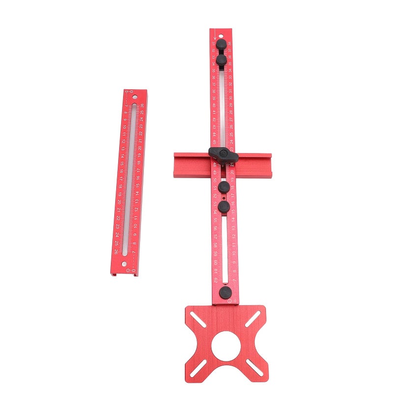 Router Milling Groove Bracket Aluminum Alloy Cabinet Hardware Jig Router Circle Cutting Jig for Woodworking - Image 4