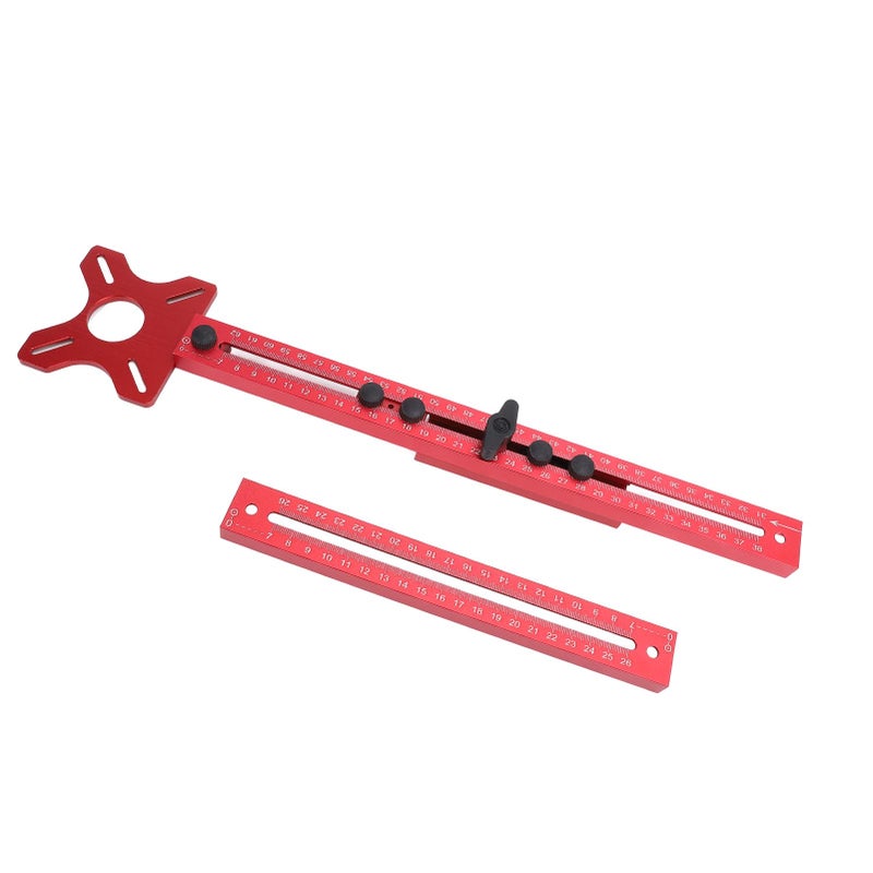 Router Milling Groove Bracket Aluminum Alloy Cabinet Hardware Jig Router Circle Cutting Jig for Woodworking - Image 5