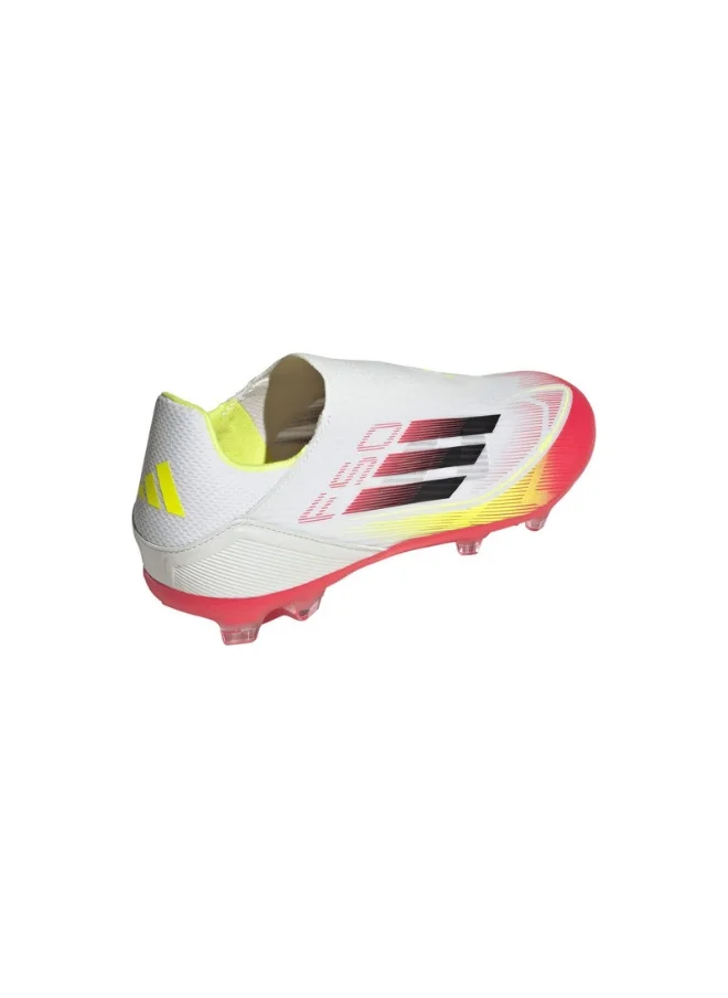 اديداس adidas F50 LEAGUE LL FG/MG White Football SHOES for Unisex - 3.5