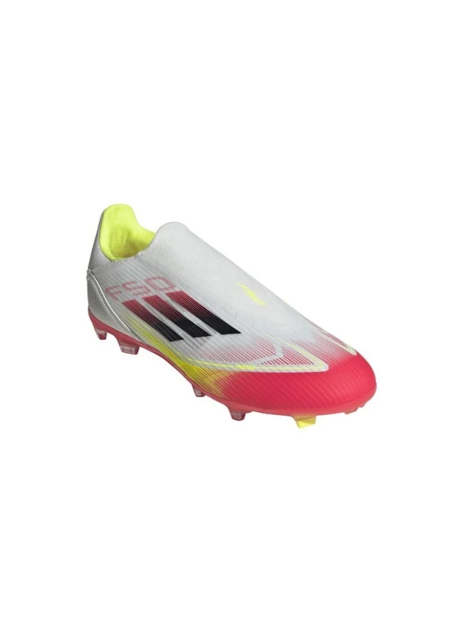 adidas Originals adidas F50 LEAGUE LL FG/MG White Football SHOES for Unisex - 3.5