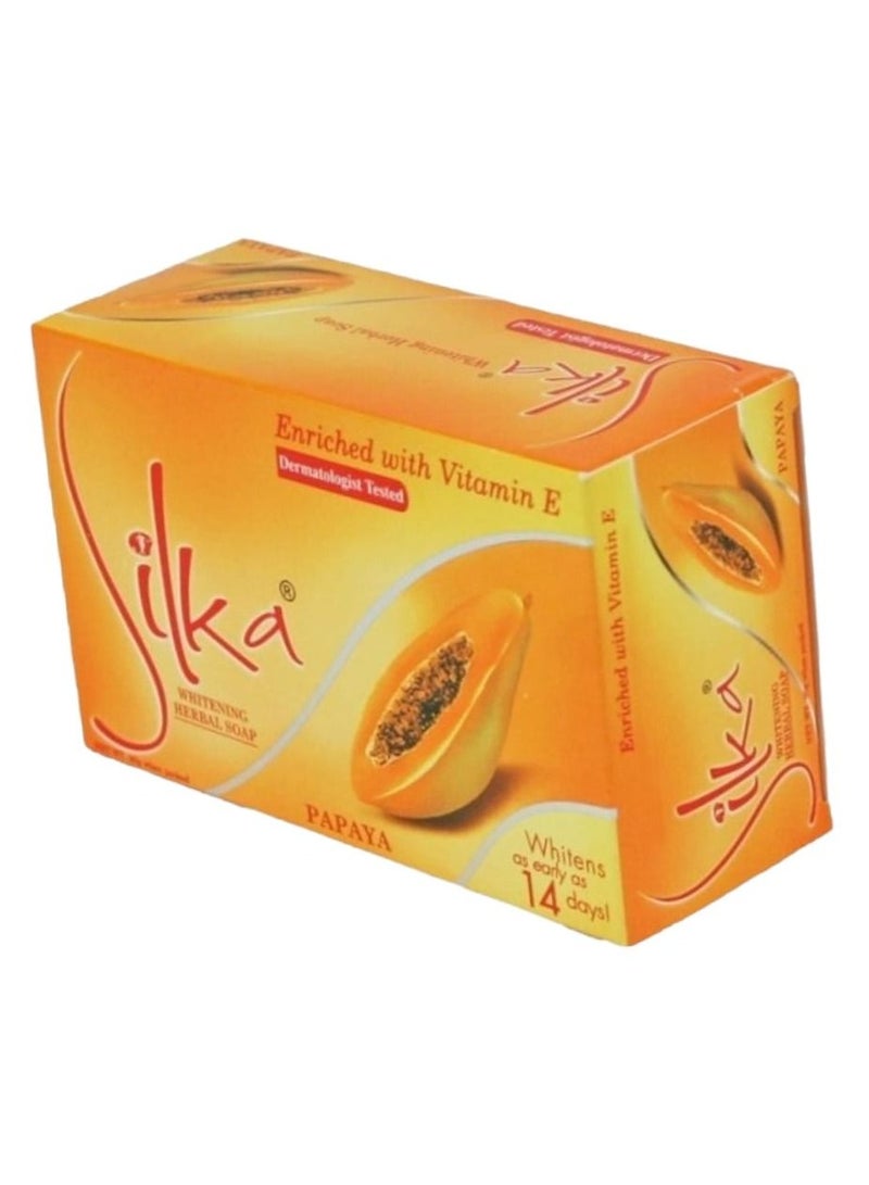 سيلكا صابون تفتيح البشرة بالبابايا 135جم - Image 2