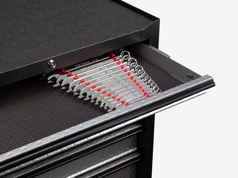 TEKTON 19-Tool Combination Wrench Organizer Rack (Red) | ORG29219 | Made in USA - Image 4