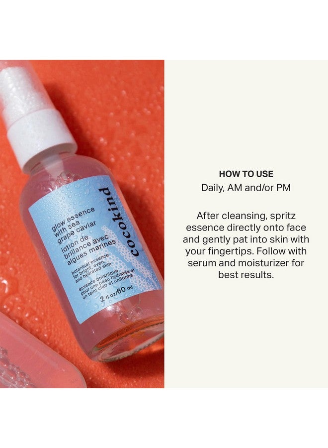 Cocokind Glow Essence with Sea Grape Caviar, Hydrating Primer and Facial Mist, Facial Moisturizer with Sea Buckthorn, Linoleic Acid, and Vitamin E - Image 4