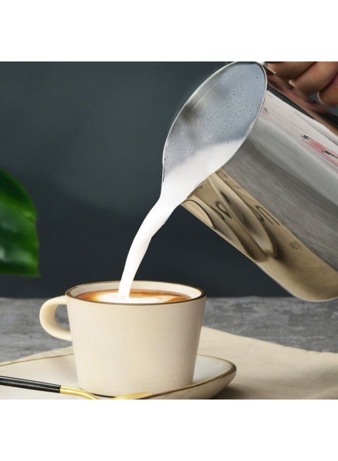 420ml Stainless Steel Milk Frothing Pitcher - Image 4