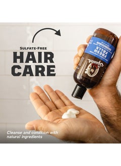 Dr. Squatch Citrus & Cypress Men's Shampoo + Conditioner Hair Bundle - Keeps Hair Looking Full and Healthy  - Image 3