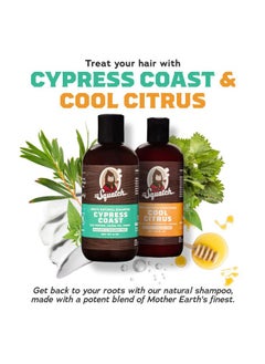 Dr. Squatch Citrus & Cypress Men's Shampoo + Conditioner Hair Bundle - Keeps Hair Looking Full and Healthy  - Image 2