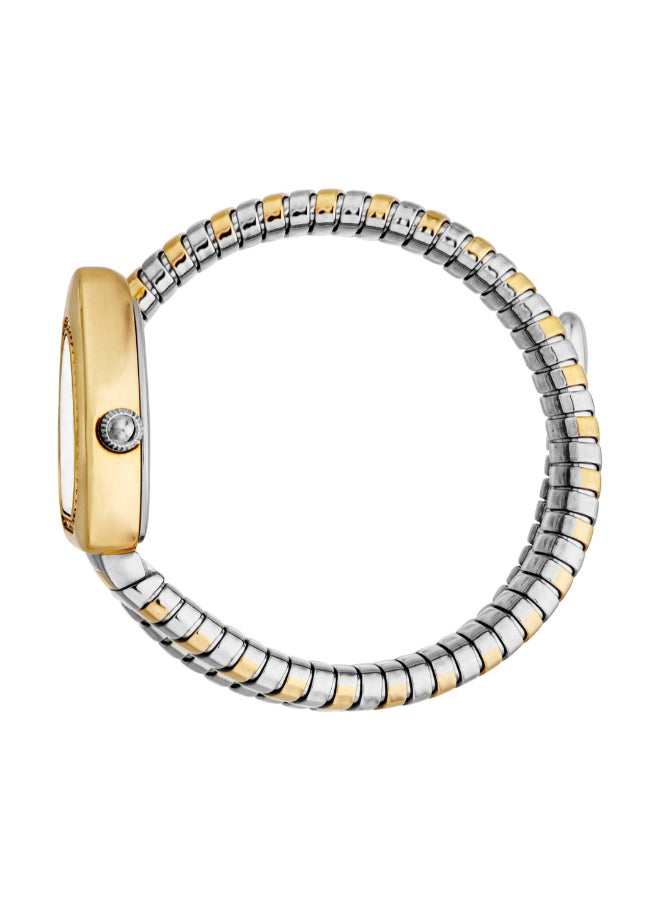 Just Cavalli ساعة كواتز نسائية من جاست كافالي بتصميم ثنائي اللون بقرص فضي - JC1L249M0055 - Image 2