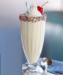 forestamart Tall American Retro Style Soda Fountain Ice Cream Glory Dessert Milkshake Glasses 350 ml Set of 6 - Image 4