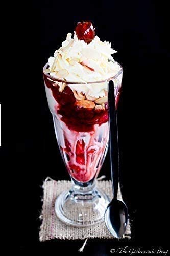 forestamart Tall American Retro Style Soda Fountain Ice Cream Glory Dessert Milkshake Glasses 350 ml Set of 6 - Image 5