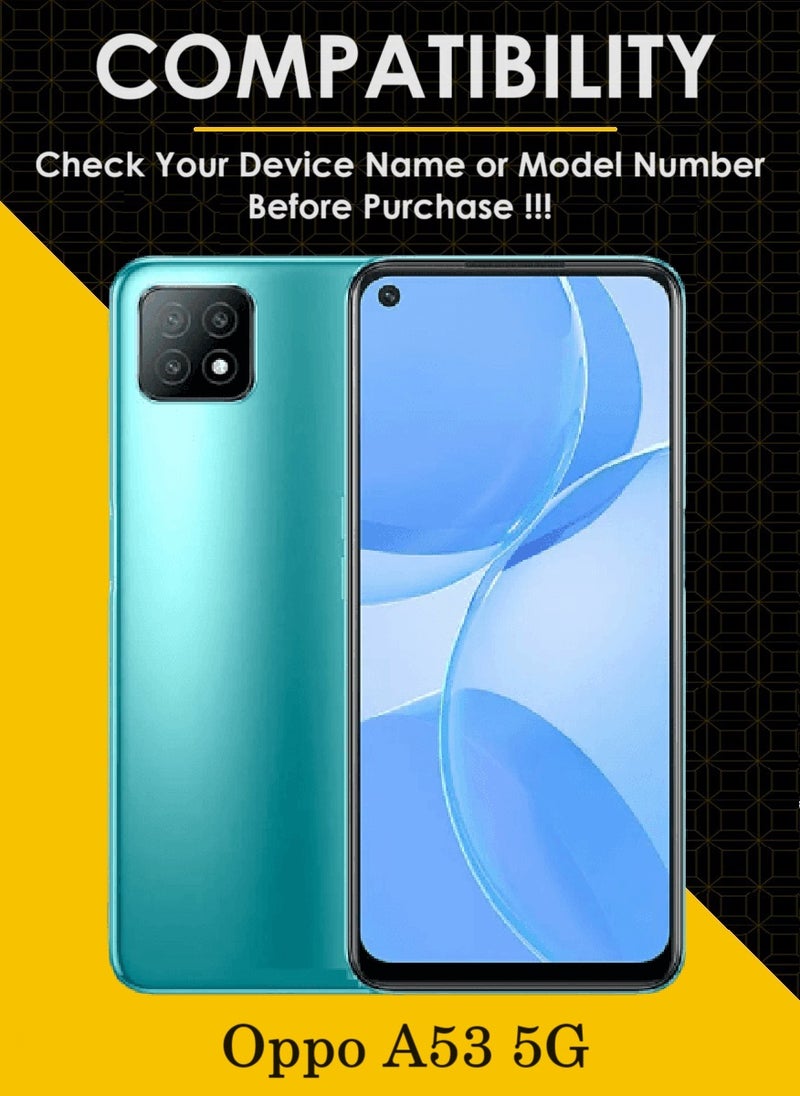 AINA 3 Pieces Tempered Glass Screen Protector 5D Designed For Oppo A53 5G Full Glue Edge to Edge Full Screen Coverage And Bubble Free - Image 2