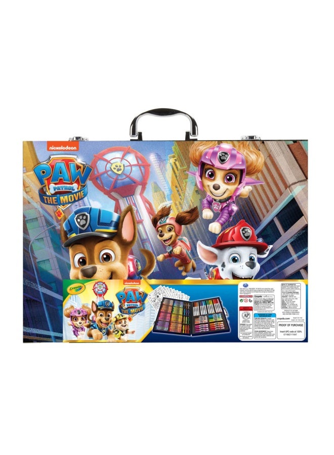 Crayola حقيبة تلوين فيلم باو باترول مايتي، مجموعة إبداعية تحتوي على 128 قطعة، أقلام فلوماستر، أقلام شمع، أقلام شمعية، نشاط إبداعي وهدايا للأطفال، من عمر 3 سنوات وما فوق - Image 2