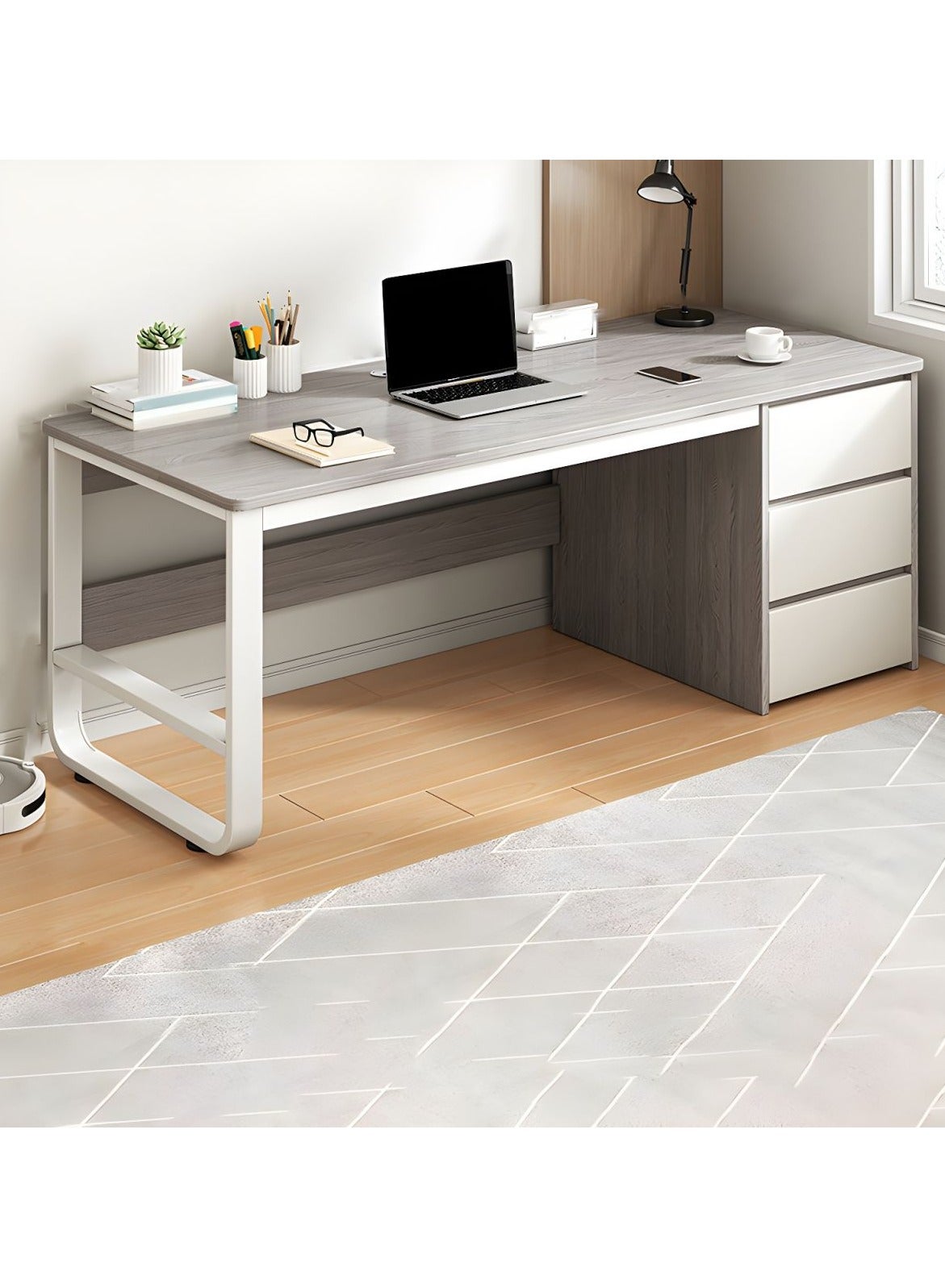 DubaiGallery Multifunctional Computer Table And Office Desk With 3 ...