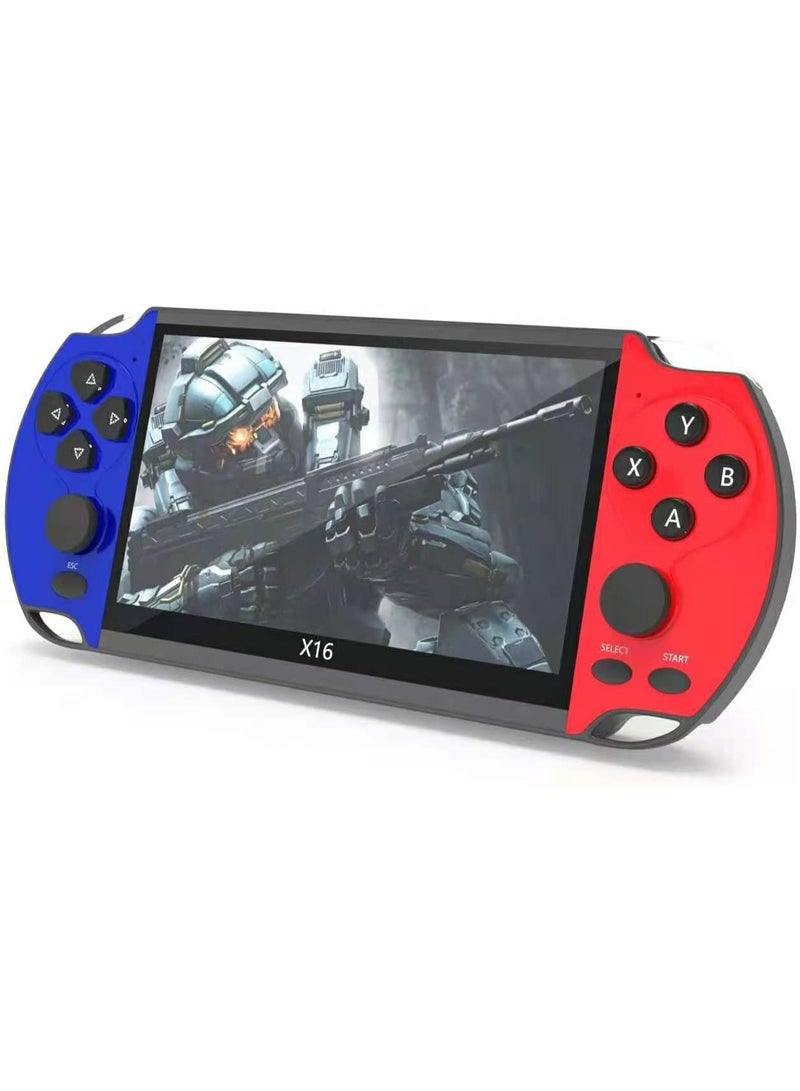 SMARTX X16 Handheld Game Console with 6.5" HD Screen, 8GB Card, Preloaded Classic & Modern Games, Portable Retro Gaming System for Kids & Adults – Ideal for Travel, Entertainment and Gifts - Image 1