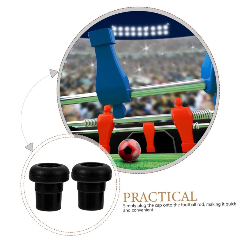 16 Pcs Foosball Table Rod Caps Handles Protection Covers Easy Install Plastic Accessories - Image 4