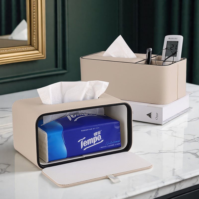 Scandinavian Tissue Box Living Room High-End Home Restaurant Creative Accessible Luxury Coffee Table Desktop Remote Control Paper Storage Box - Image 5