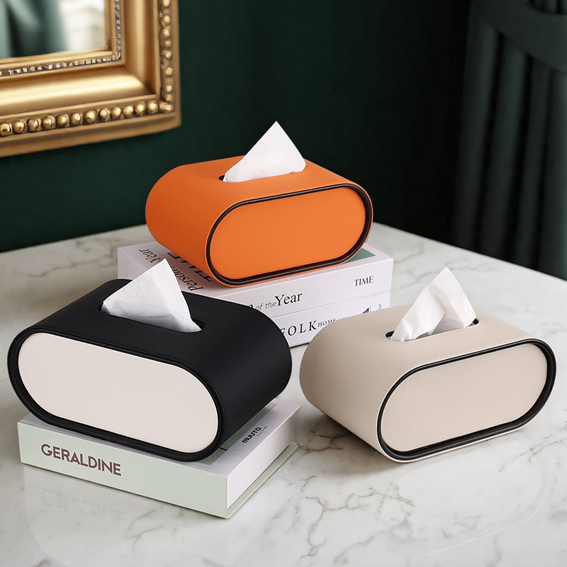 Scandinavian Tissue Box Living Room High-End Home Restaurant Creative Accessible Luxury Coffee Table Desktop Remote Control Paper Storage Box - Image 3