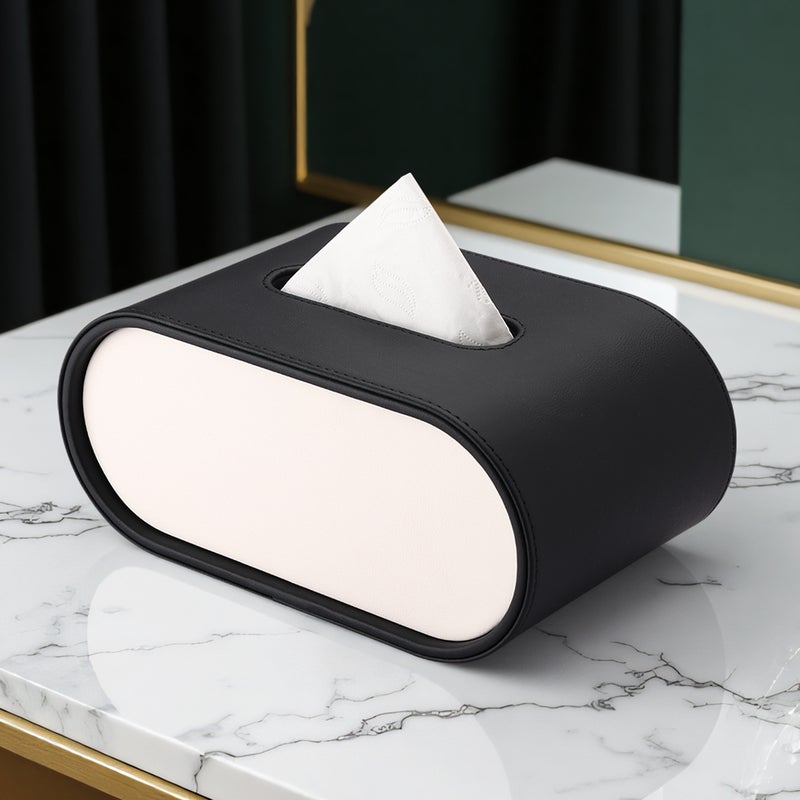 Scandinavian Tissue Box Living Room High-End Home Restaurant Creative Accessible Luxury Coffee Table Desktop Remote Control Paper Storage Box - Image 2