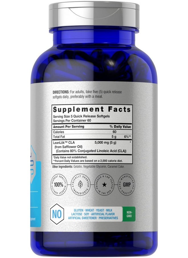 Horbaach Horbäach CLA Supplement | 300 Softgel Pills | Maximum Potency | Conjugated Lineolic Acid from Safflower Oil | Non-GMO, Gluten Free  - Image 2