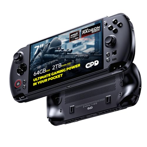 GPD جهاز GPD Win 5 المحمول للألعاب | AMD Ryzen AI Max+ Ryzen 395 | 64GB LPDDR5X RAM، 2TB SSD | رسومات Radeon 8060S | كمبيوتر محمول للألعاب AAA والمحاكاة - Image 1