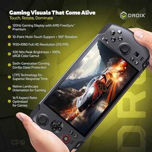 GPD جهاز GPD Win 5 المحمول للألعاب | AMD Ryzen AI Max+ Ryzen 395 | 64GB LPDDR5X RAM، 2TB SSD | رسومات Radeon 8060S | كمبيوتر محمول للألعاب AAA والمحاكاة - Image 3