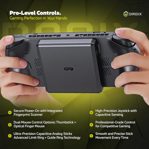 GPD جهاز GPD Win 5 المحمول للألعاب | AMD Ryzen AI Max+ Ryzen 395 | 64GB LPDDR5X RAM، 2TB SSD | رسومات Radeon 8060S | كمبيوتر محمول للألعاب AAA والمحاكاة - Image 5