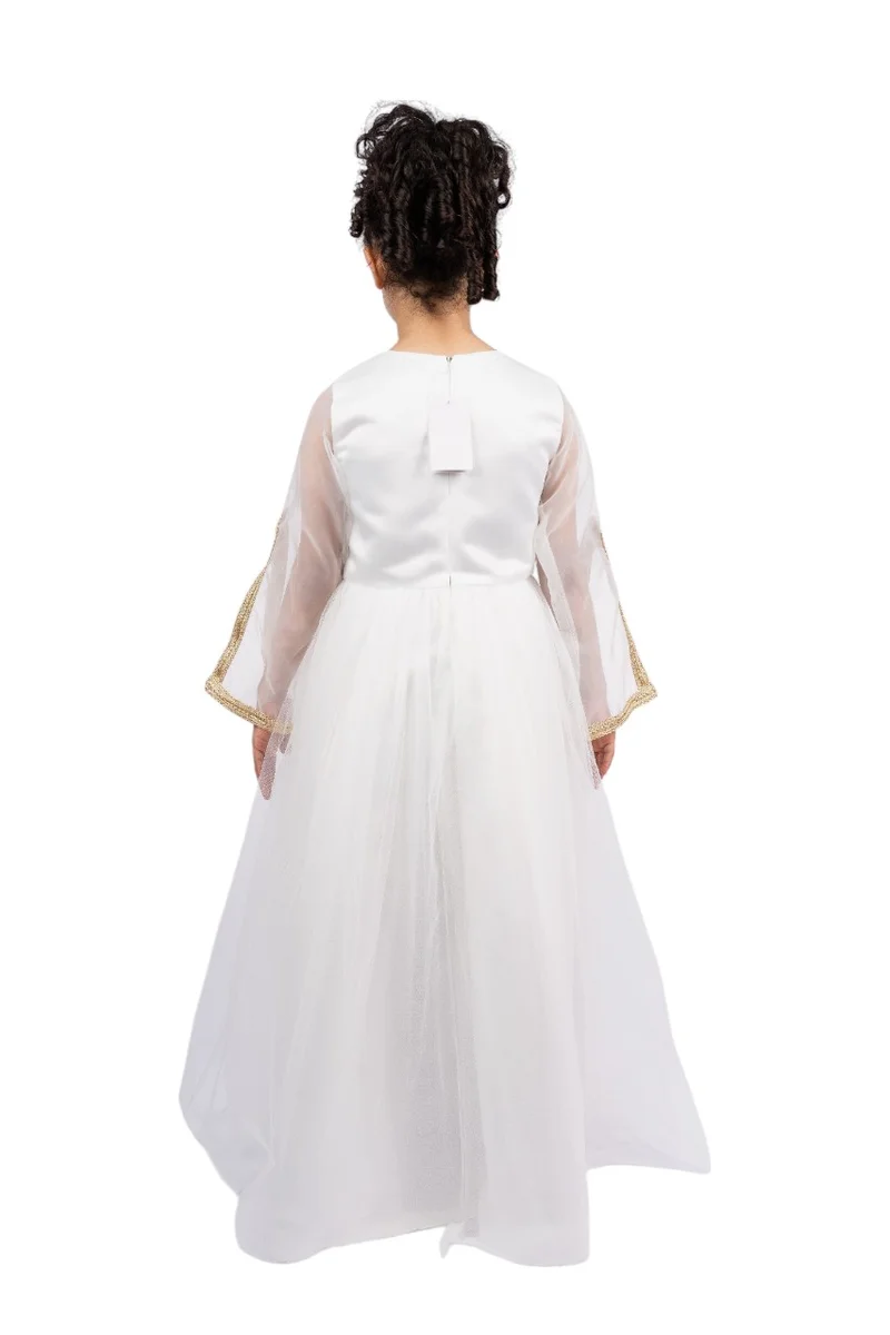 دىدانيالا D' Daniela - Royal Radiance Classic Arabic Jalabiya - White