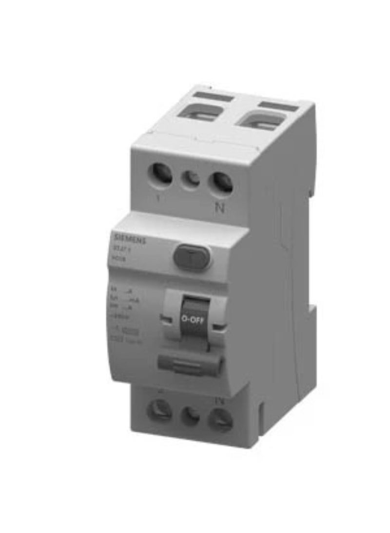Siemens 5TJ Residual Current Circuit Breaker (RCCB), 2-Pole, 40A, 300mA, Type AC - (Model-5TJ7614-0)