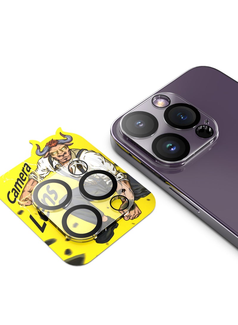 AJYAL Lens Protector 13 Pro 6.1-Inch | iPhone 13 Pro Max 6.7-Inch  9H Tempered Glass Ring Cover - Image 3