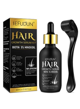 5% Minoxidil for Men u0026 Women With Derma Roller, Minoxidil for Women Hair Growth, Minoxidil for Men Beard, Natural Hair Regrowth Treatment for Hair Loss Hair Thinning, Thicker Fuller Healthier Ha - pzsku/Z0AA90A6E85706292F6C5Z/45/1748328956/8c0afc8f-8d17-47bc-875e-32cc1273b020