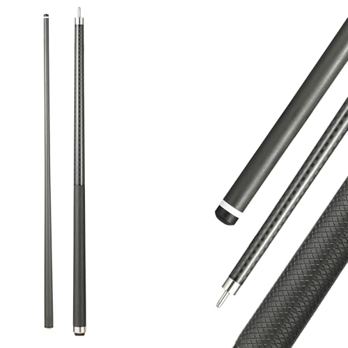 CROWN ME Carbon Fiber Pool Cue Stick 125mm Tip Billiard Carbon Fiber cue Weight 20OZ Cue Stick 58 Pool Table Sticks - Image 1