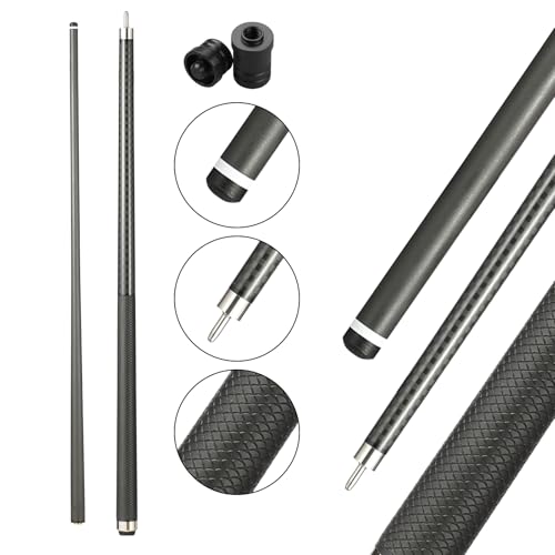 CROWN ME Carbon Fiber Pool Cue Stick 125mm Tip Billiard Carbon Fiber cue Weight 20OZ Cue Stick 58 Pool Table Sticks - Image 3