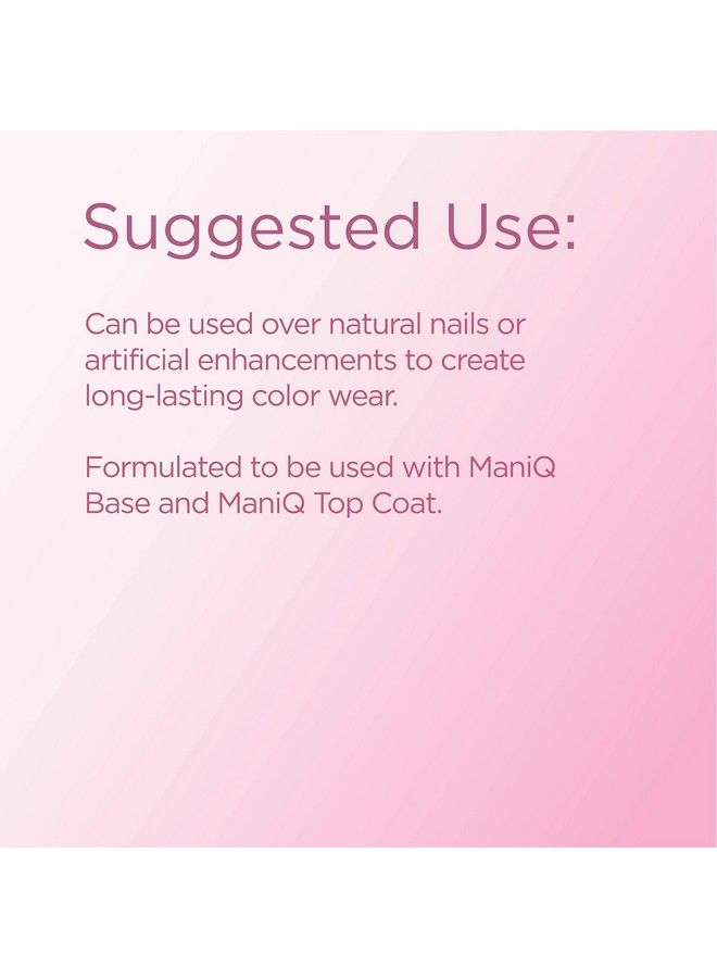 Young Nails Maniq Gel Polish Color Gel Nail Polish For Natural Or Artificial Nails Cure With Led Or Uv Light Soak Off Gel Polish 0.34 Fl Oz. - Image 5