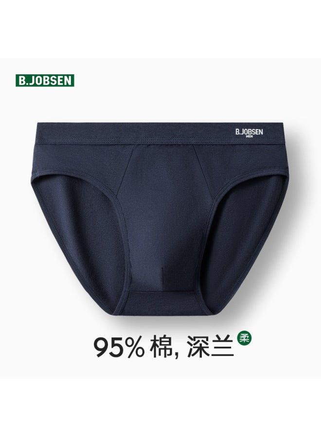 ملابس داخلية رجالية سروال داخلي نوع A قطن نقي مضاد للبكتيريا صيفي وسط الخصر فضفاض قابل للتنفس مقاس كبير شورتات رجالية مثلثة - Image 1