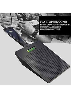 yuyte Barber Haircut Clipper Comb Flattopper Comb Comb Flat Top Black Men Personal Father Barber Salon Use  - Image 3