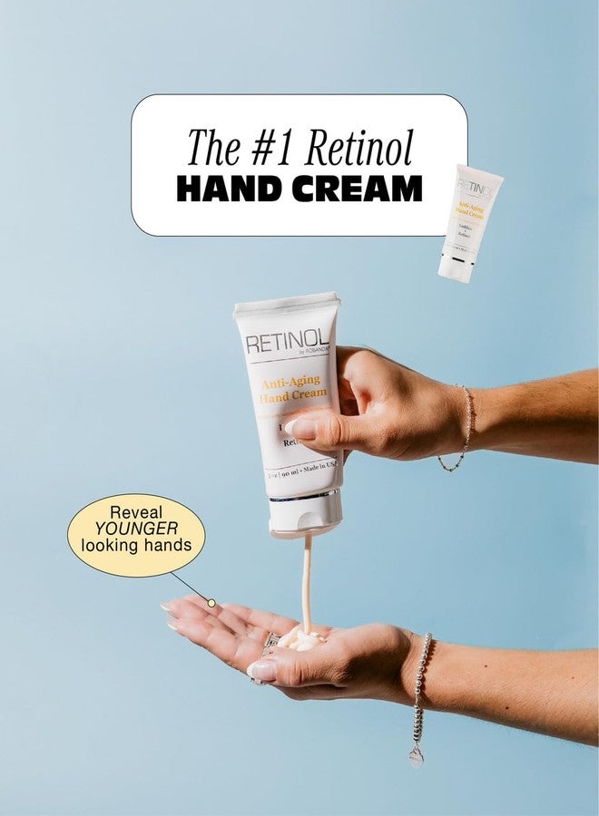 Robanda Retinol Anti-Aging Hand Cream - Hydrating & Moisturizing Hand Lotion with Anti-Aging Formula to Help Prevent Wrinkles & Reduce Fine Lines, 3 oz, Lightly Scented - Image 2
