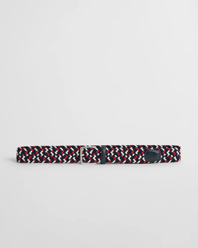 GANT Multicolored Braided Elastic Belt
