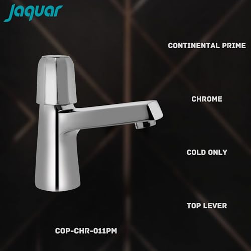 JAQUAR Continental Prime Series Table Mounted Regular Cold ONLY Basin TAP/TAP (Chrome) | TOP Lever, Brass Body Water Tap/Faucet/Cock for Bathroom/Kitchen Wash Basin | COP-CHR-011PM - Image 3