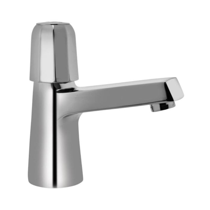 JAQUAR Continental Prime Series Table Mounted Regular Cold ONLY Basin TAP/TAP (Chrome) | TOP Lever, Brass Body Water Tap/Faucet/Cock for Bathroom/Kitchen Wash Basin | COP-CHR-011PM - Image 1