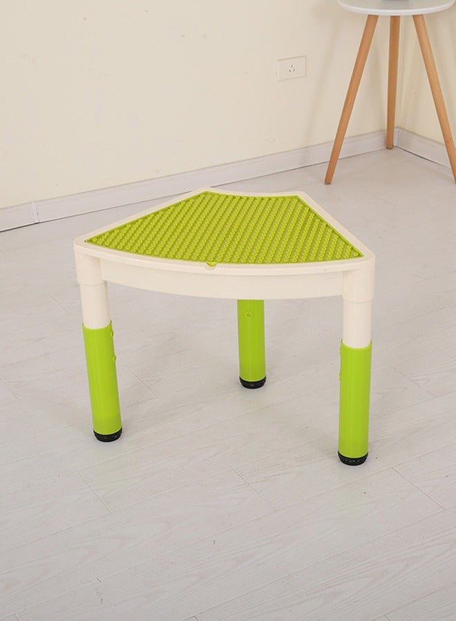 JSAITOYS Kids Children DIY Playing Multifunctional Building Blocks Table - Image 1