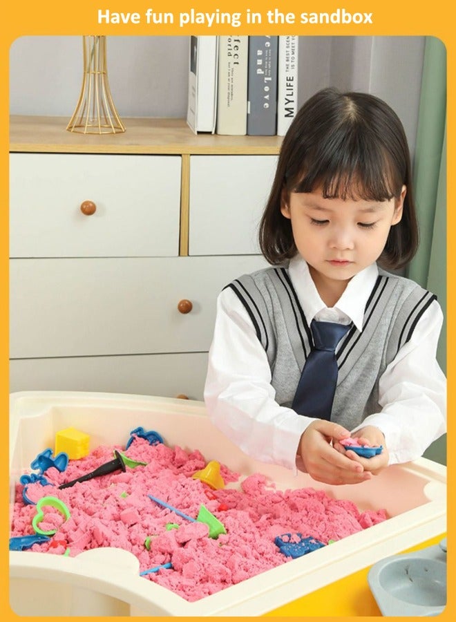 JSAITOYS Kids Children DIY Playing Multifunctional Building Blocks Table - Image 5