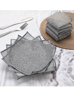 Multi-Purpose Wire Dish Washing Cloth Reusable Dish Cleaning Lint Free Dish Towels for Kitchen 20*20  3 pieces - pzsku/Z0AA961F6A2BC417586D9Z/45/_/1724577439/defc1125-9927-429b-8500-517403c56ec7