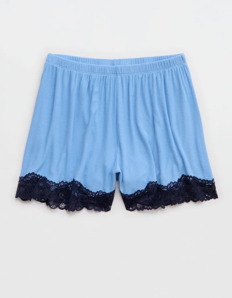 Aerie  OVERSLEPT by Aerie Real Soft Ribbed Pajama Short for Women | Best Price UAE