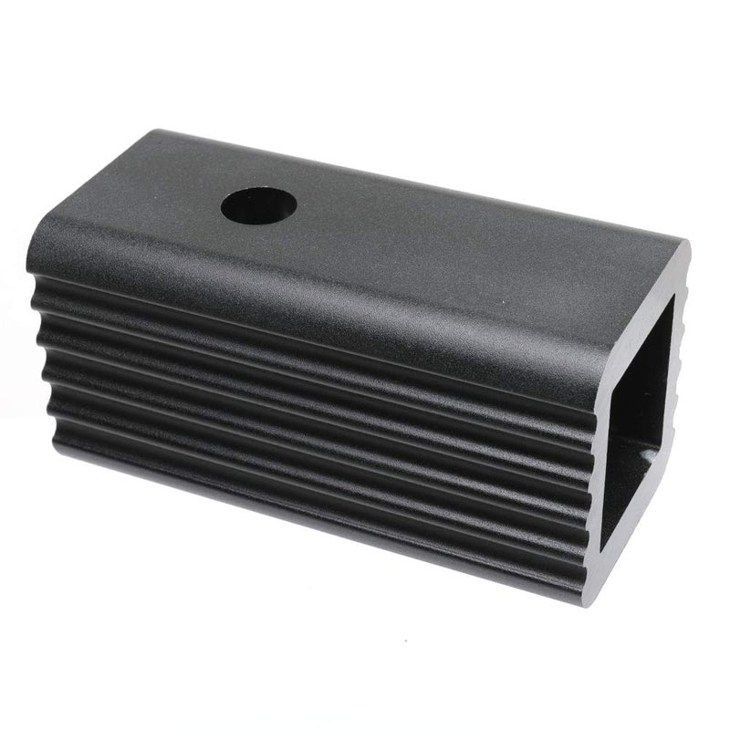 DEF 2" to 1-1/4" Insert Sleeve Mount Adapter for Standard 2" Square Receiver Hitch Billet Aluminum (2" to 1-1/4")