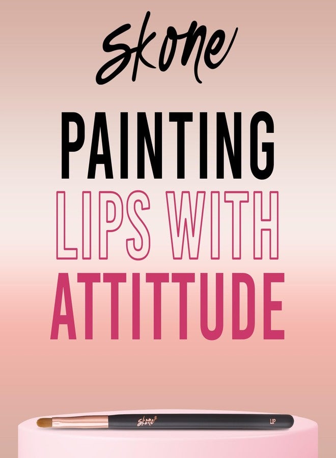 SKONE Precision Lip Brush For Smooth Applications - Skone Cosmetics Bring Professional Grade Lipstick Brushes And Lip Gloss Brushes Directly To The Consumer - Image 4