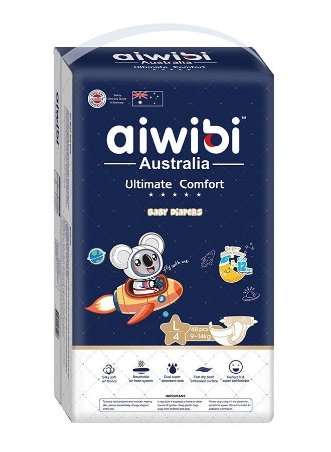 أيويبي حفاضات الأطفال من Aiwibi Ultimate Comfort 48 قطعة - Image 1