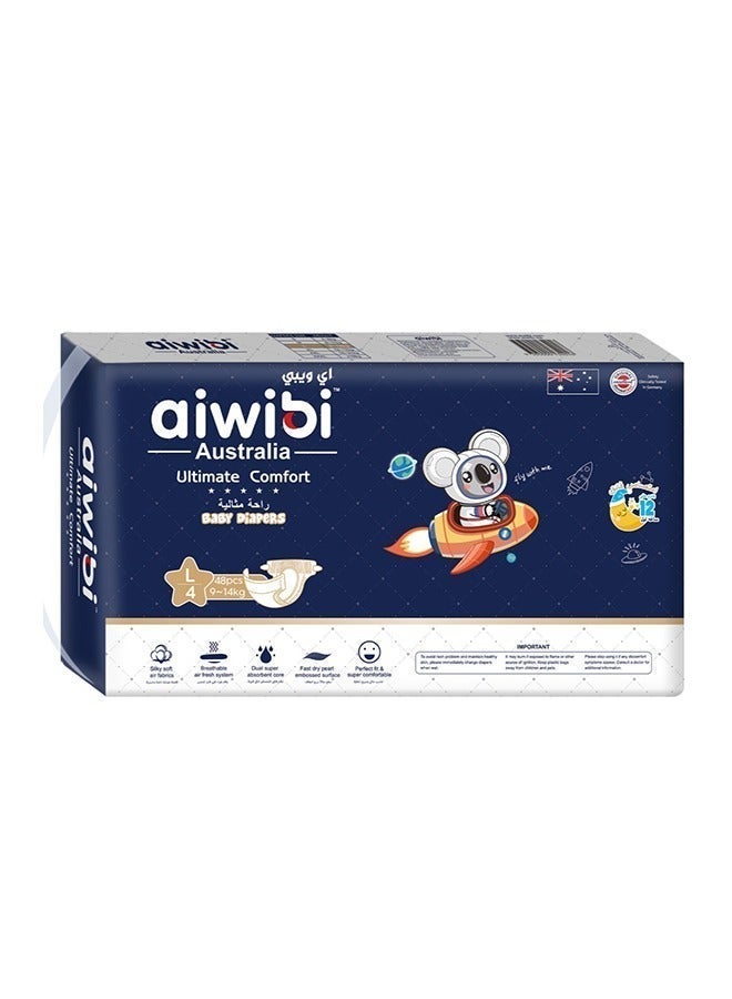 أيويبي حفاضات الأطفال من Aiwibi Ultimate Comfort 48 قطعة - Image 2