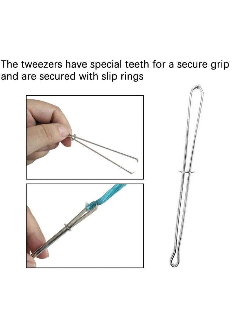 KASTWAVE Sewing Loop Kit, 4 PCS Needle Puller Set, Needles Sewing Big Eye Darning Needles, Drawstring Threader Tool Set, Suitable for DIY Wool Threader - Image 3