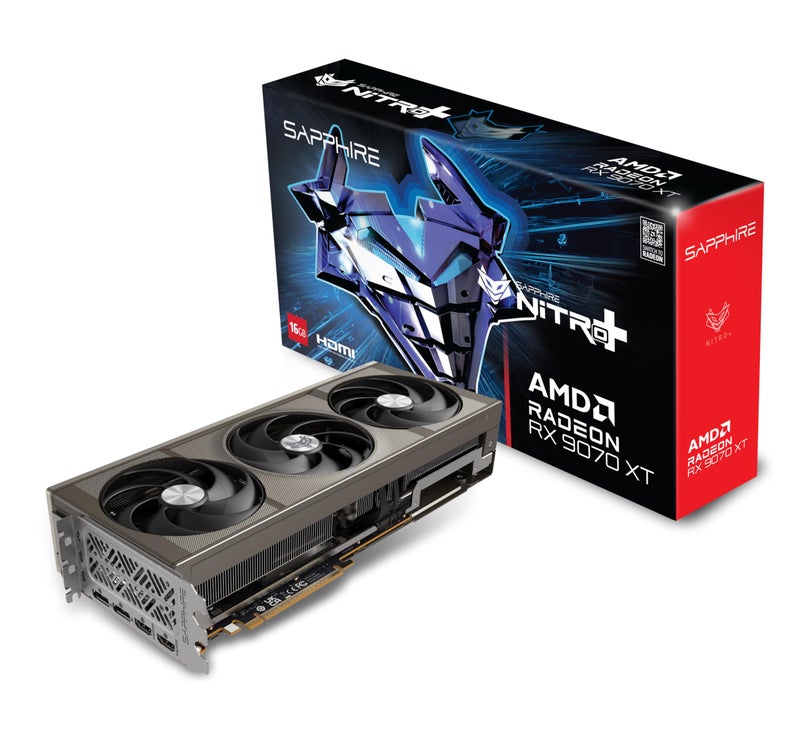 Sapphire 113480120G Nitro AMD Radeon RX 9070 XT Gaming OC Graphics Card with 16GB GDDR6 AMD RDNA 4 - Image 2