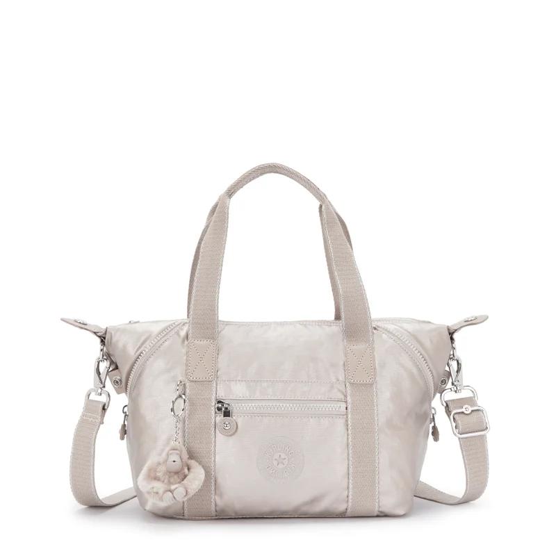 كيبلينغ Art Mini Metallic Glow Small Handbag with Removable Shoulderstrap